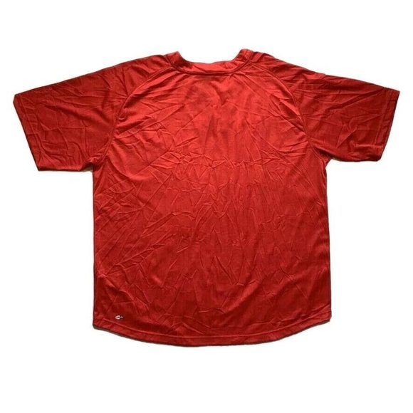 Adidas ClimaLite Baseball Athletic Shirt Top Mens 2XL Quick Dry Short Sleeve NWT - Picture 2 of 12